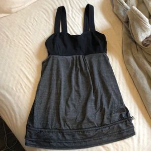 Lulu tank with built in sports bra